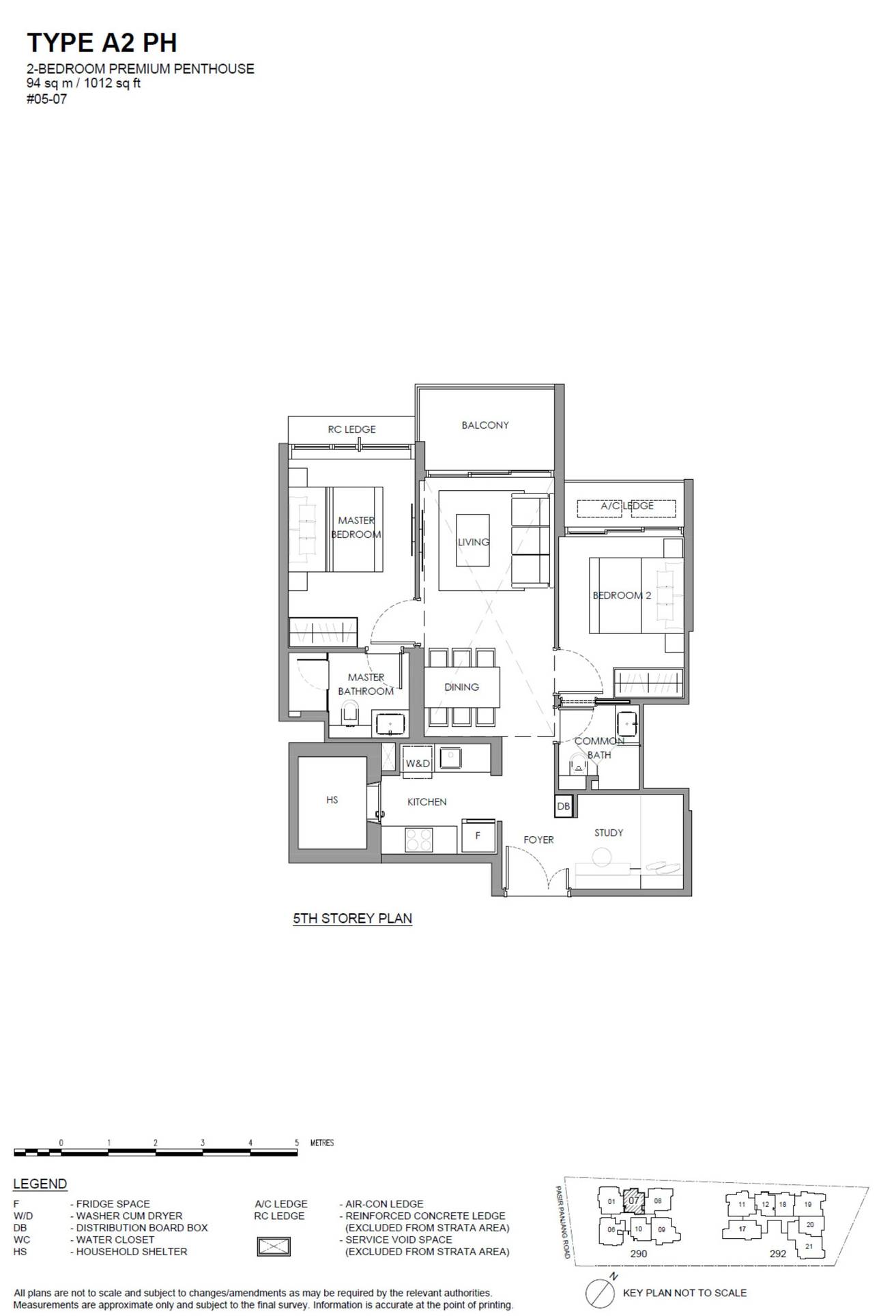 The Hillshore floorplan